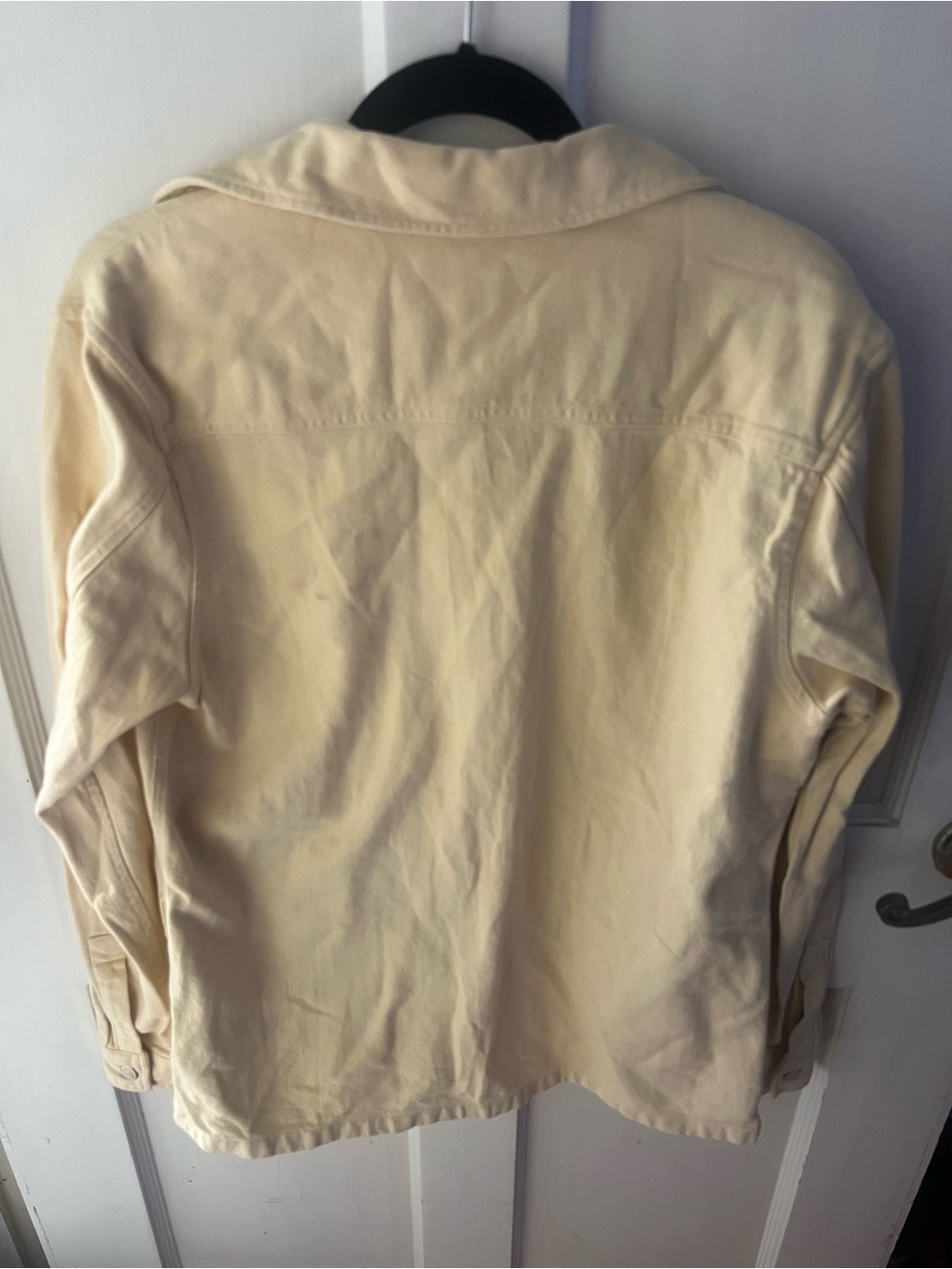 Zara Man Butter/Light Yellow Jean Jacket - Picture 3 of 6
